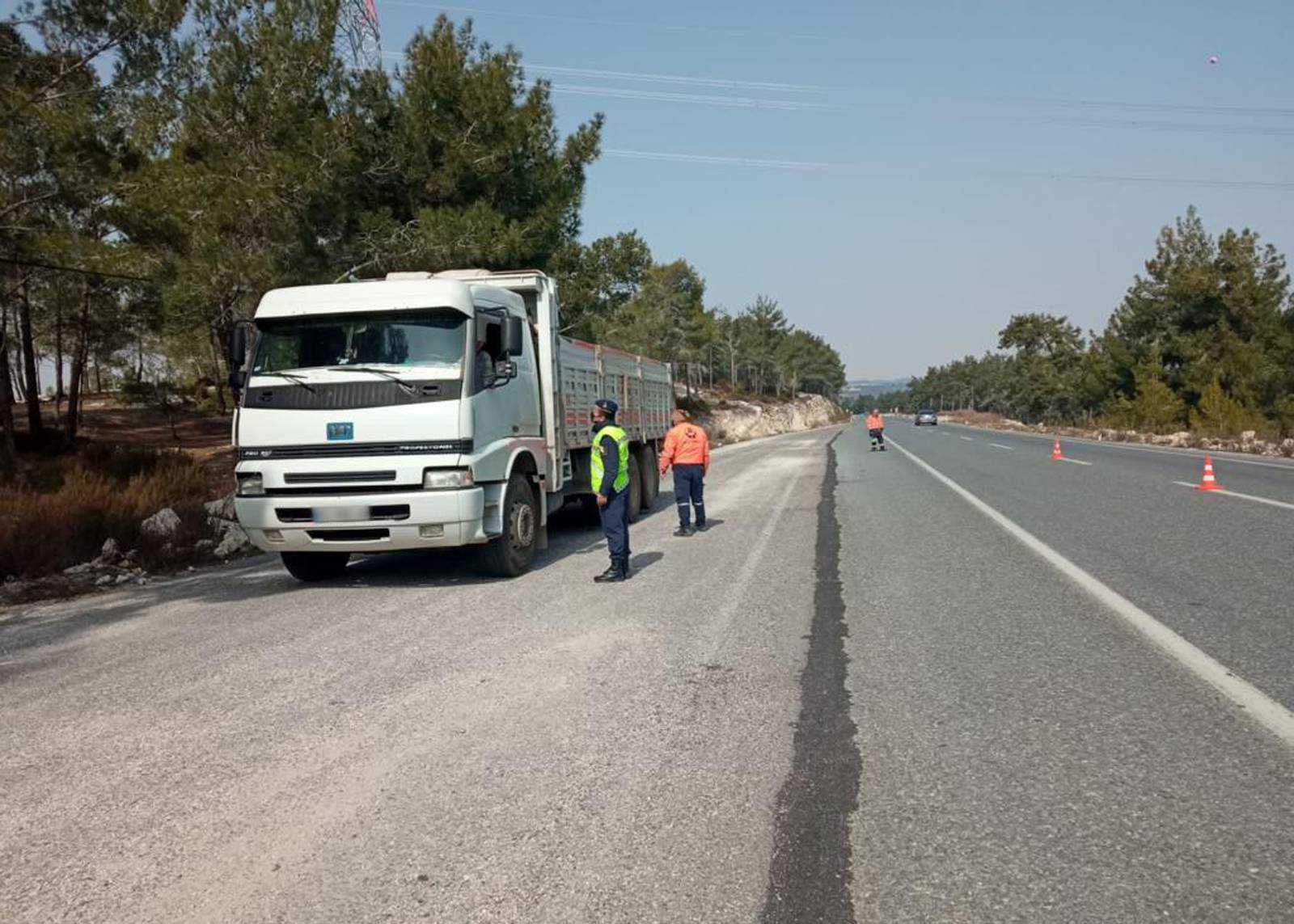 Jandarmadan Drone Destekli Trafik Denetimi